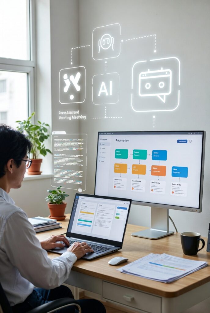 2025年香港在家工作趨勢-AI遙距工作職位-專業人士使用電腦辦公